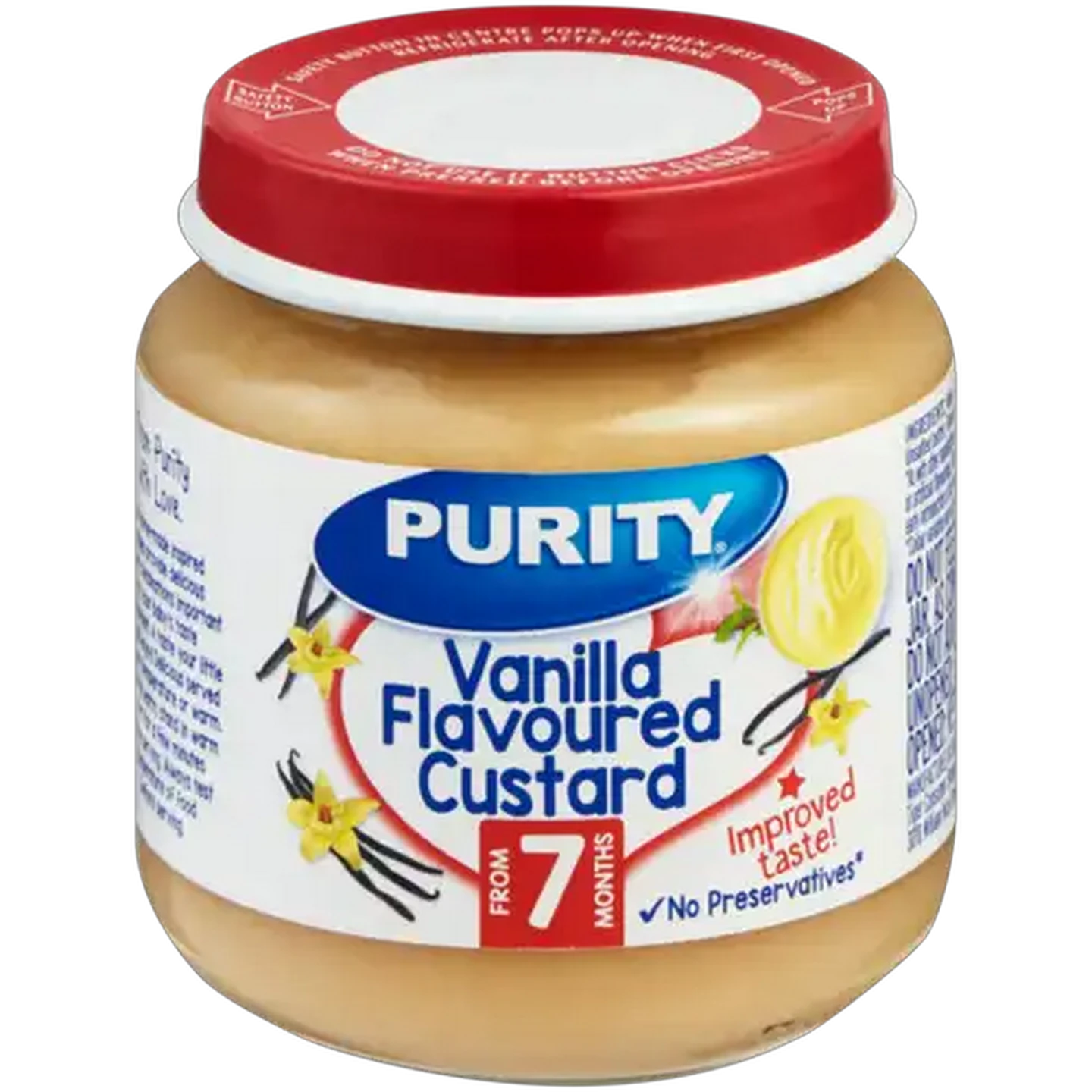 Image of PURITY From 7 Months Vanilla Flavoured Custard Treati 125ml