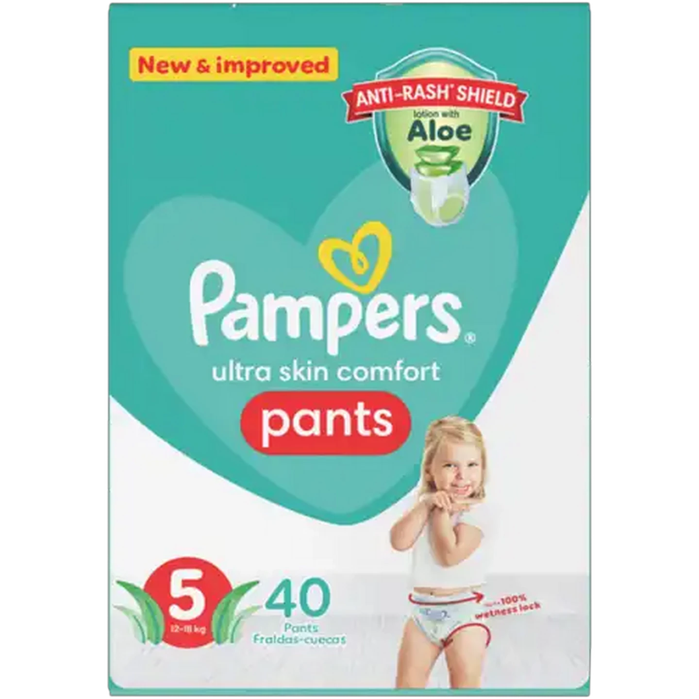 Image of Pampers Pants Active Fit Size 5 12-18kg Diapers 40 Pack
