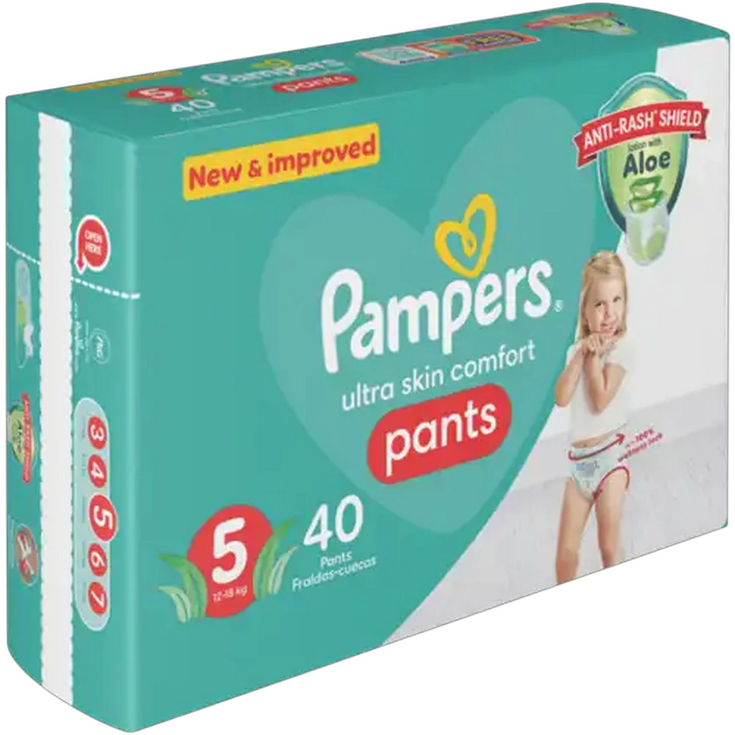 Image of Pampers Pants Active Fit Size 5 12-18kg Diapers 40 Pack