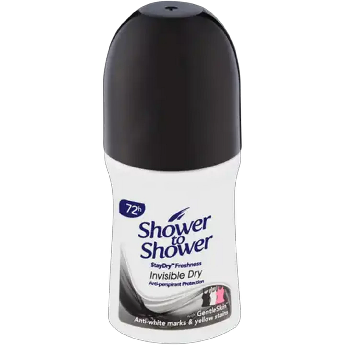 Image of Shower to Shower Invisible Dry Alcohol-Free Anti-Perspirant Roll-On 50ml
