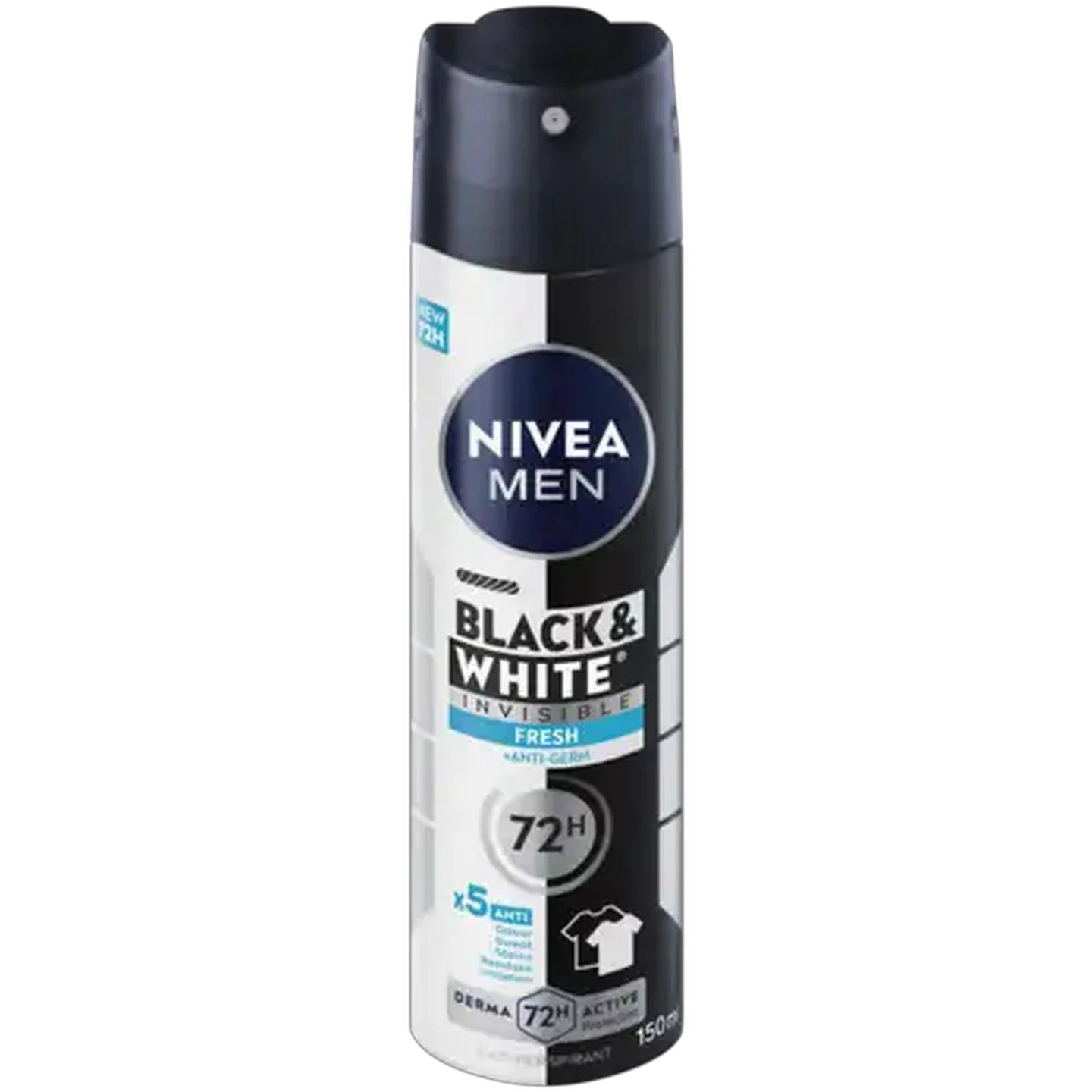 Image of NIVEA MEN Black & White Invisible Fresh Anti-Perspirant Spray 150ml