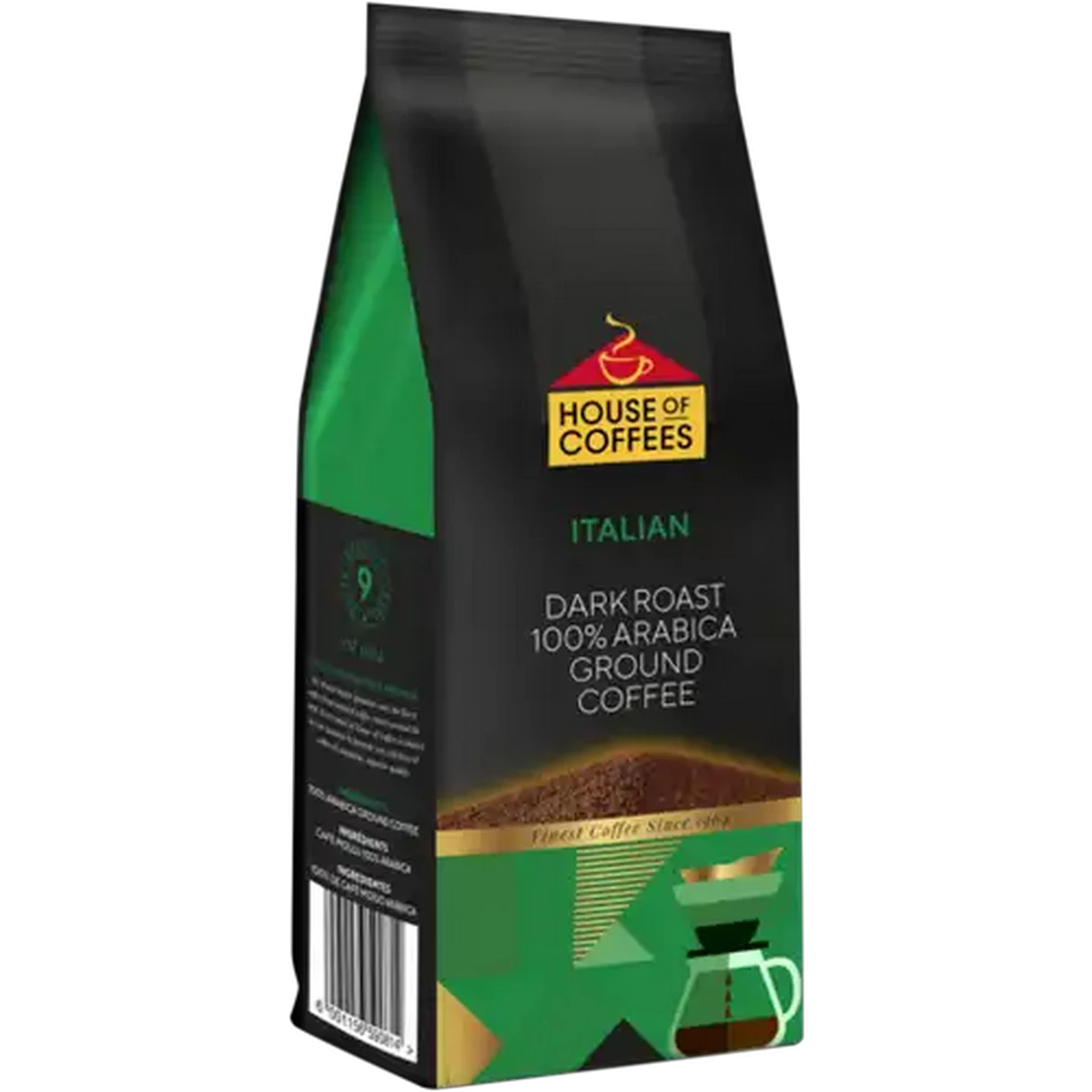 Image of House of Coffees Italian Ground Arabica Coffee 250g