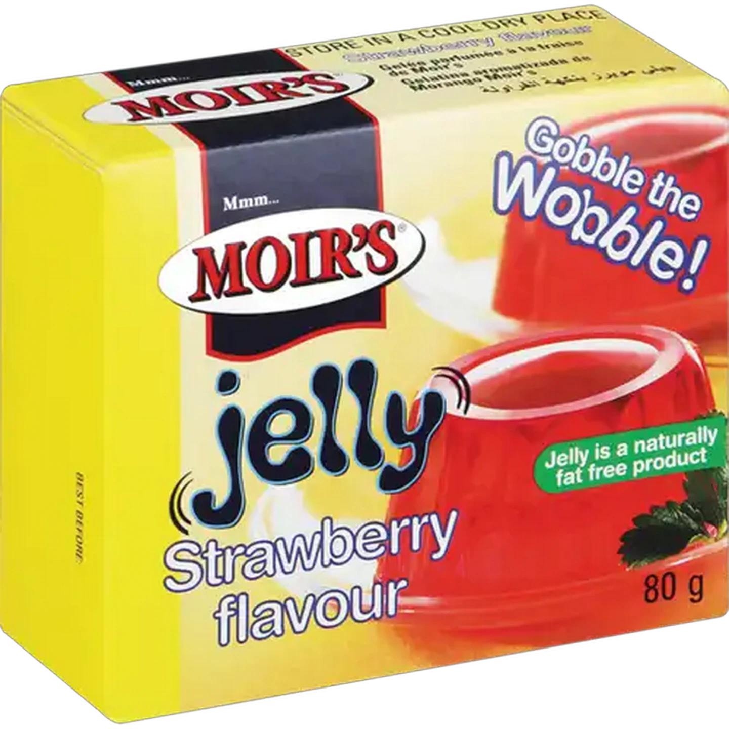 Image of Moir's Strawberry Flavoured Jelly 80g