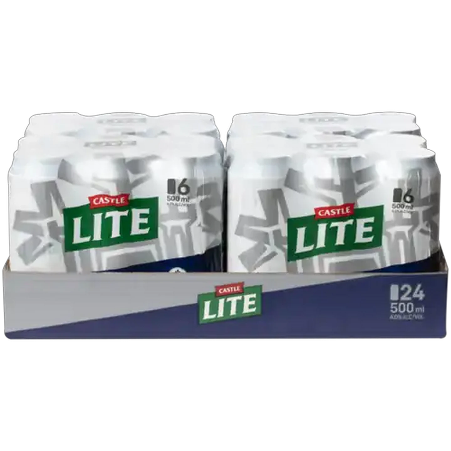 Image of Castle Lite Premium Beer Cans 24 x 500ml