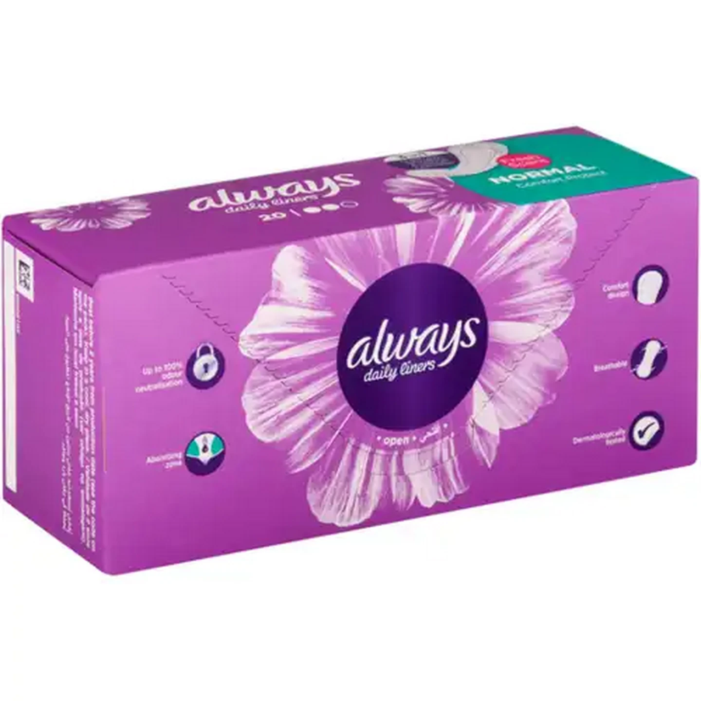 Image of Always Normal Scented Pantyliners 20 Pack
