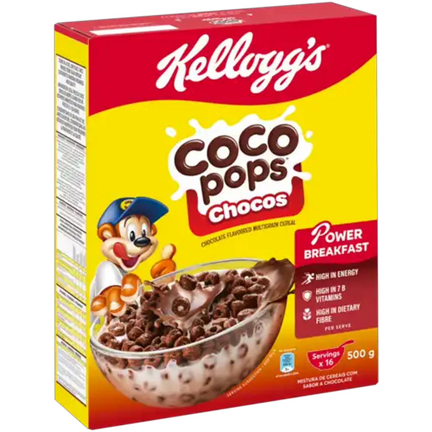 Image of Kellogg's Coco Pops Chocos Multigrain Cereal 500g