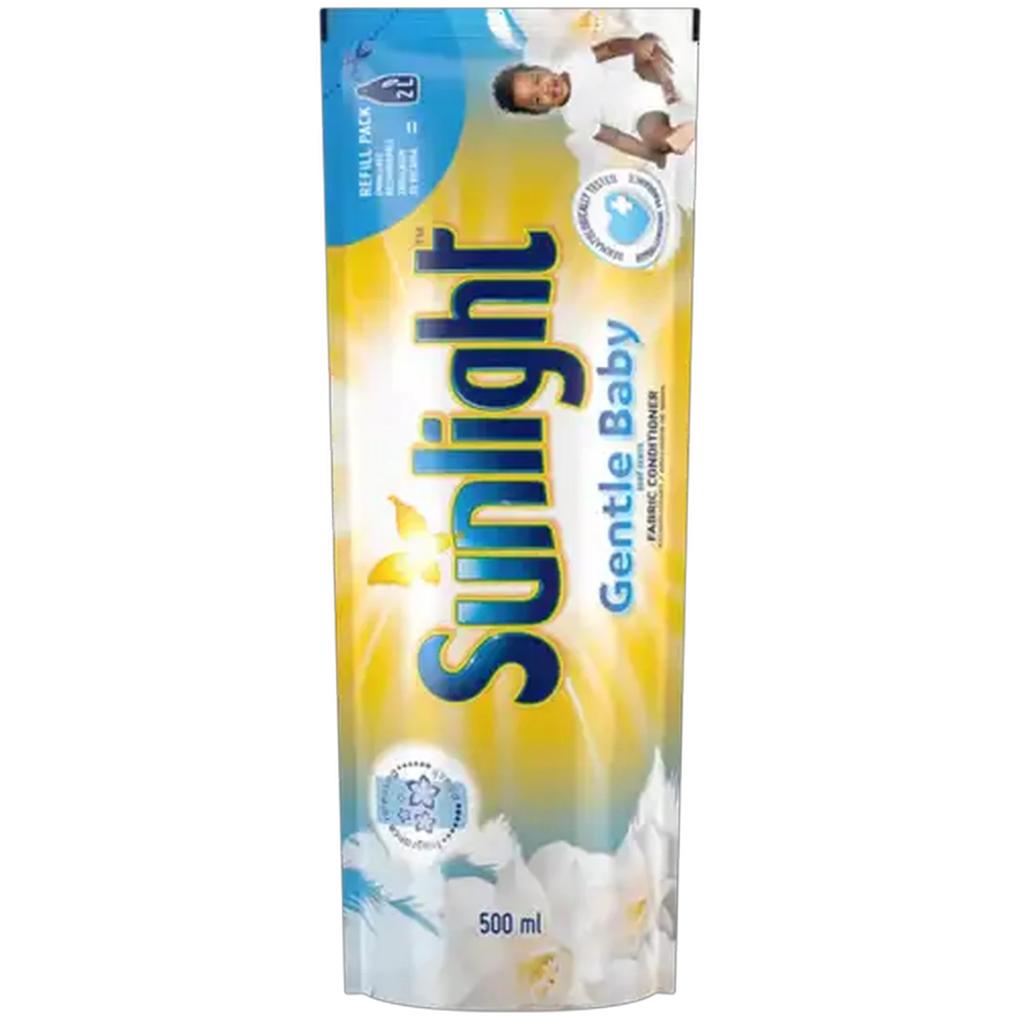 Image of Sunlight Gentle Baby Fabric Conditioner Refill 500ml