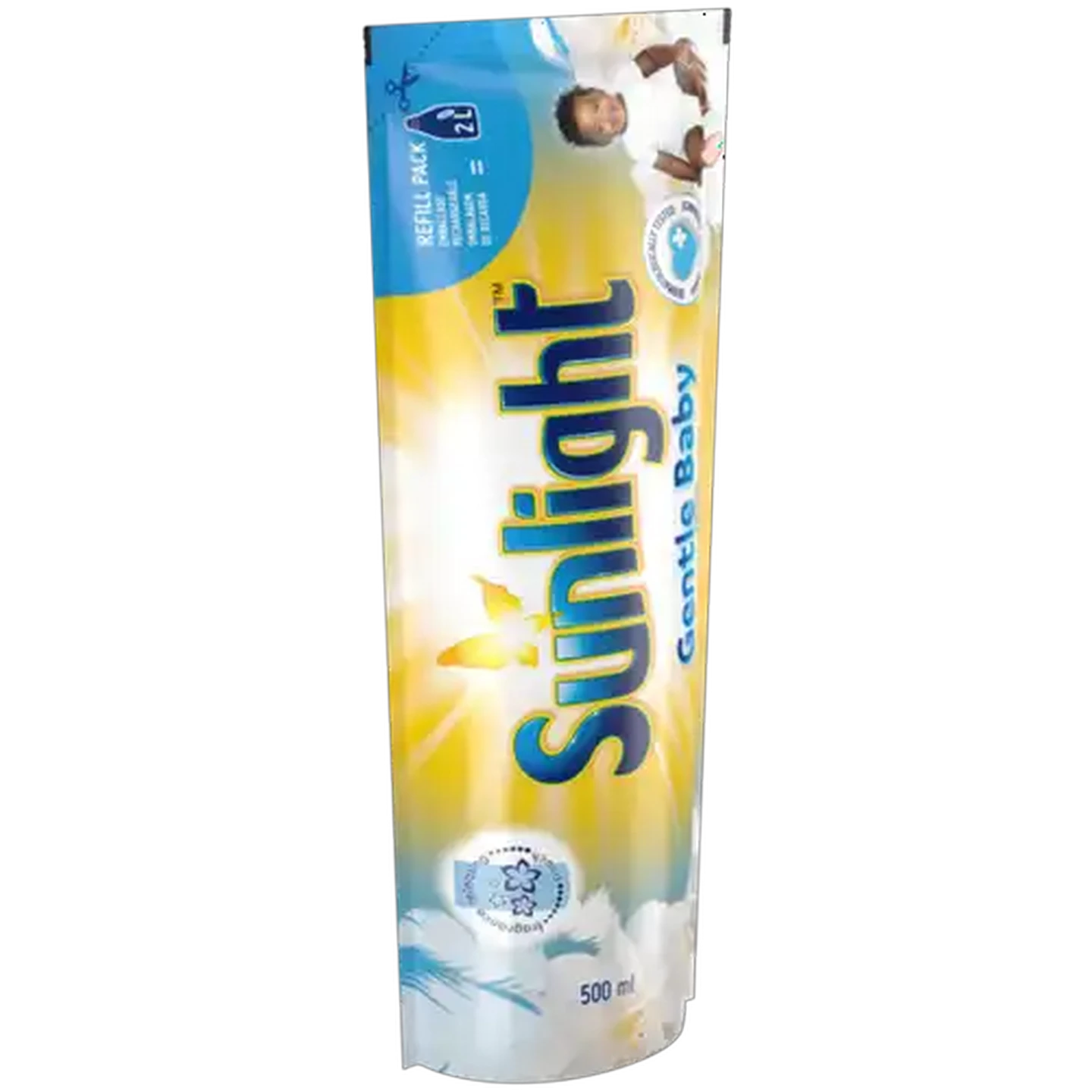 Image of Sunlight Gentle Baby Fabric Conditioner Refill 500ml