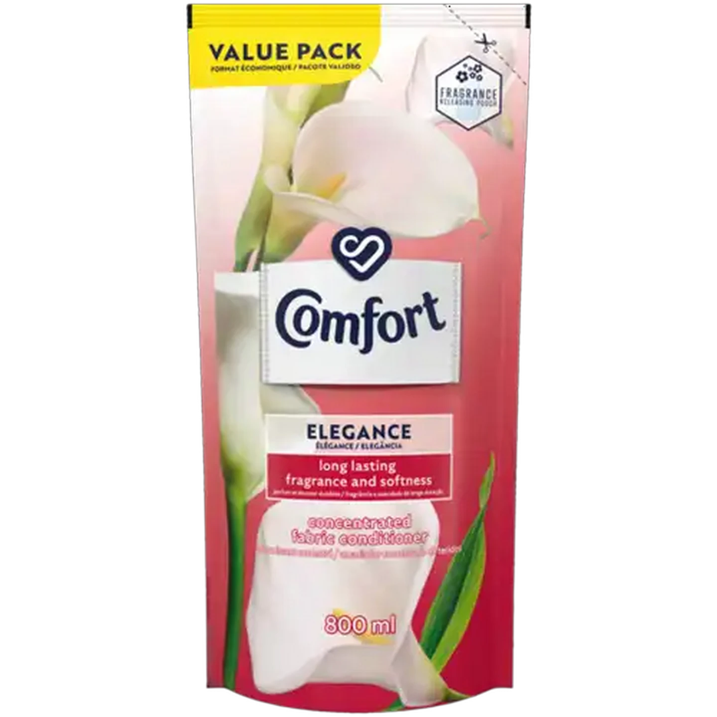 Image of Comfort Elegance Concentrated Fabric Conditioner Refill 800ml