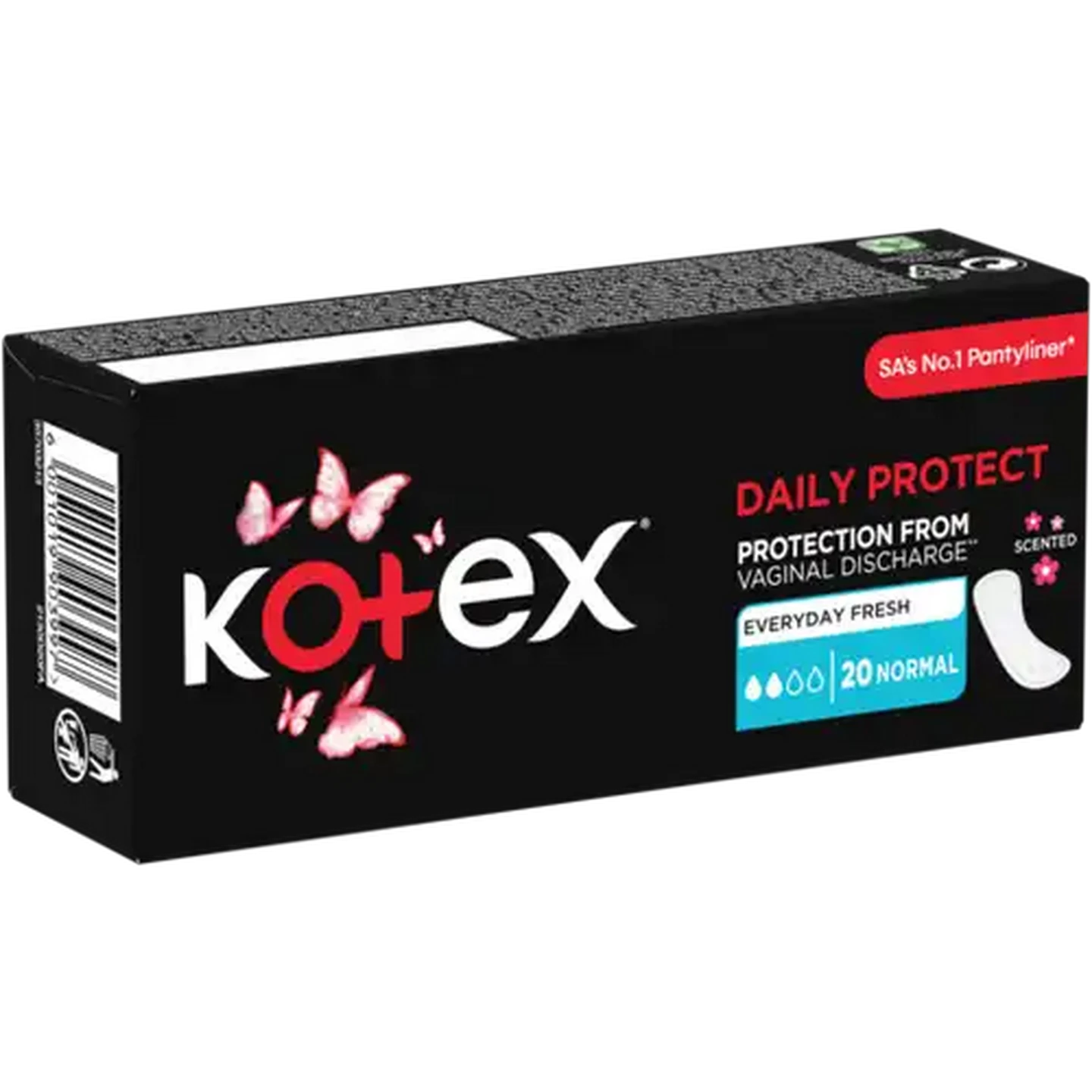 Image of Kotex Daily Protect Normal Flow Scented Pantyliners 20s
