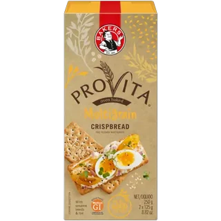 Bakers Provita Oven Baked Multigrain Crispbread 250g