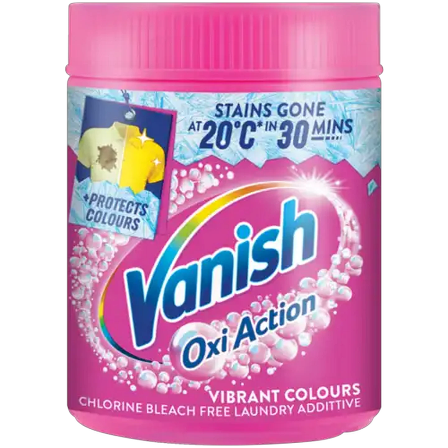 Image of Vanish Oxi Action Vibrant Colours Chlorine Bleach Free Laundry Additive 500g