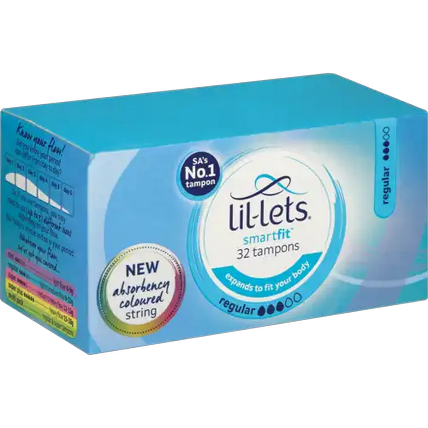 Image of Lil-Lets Smartfit Regular Tampons 32 Pack