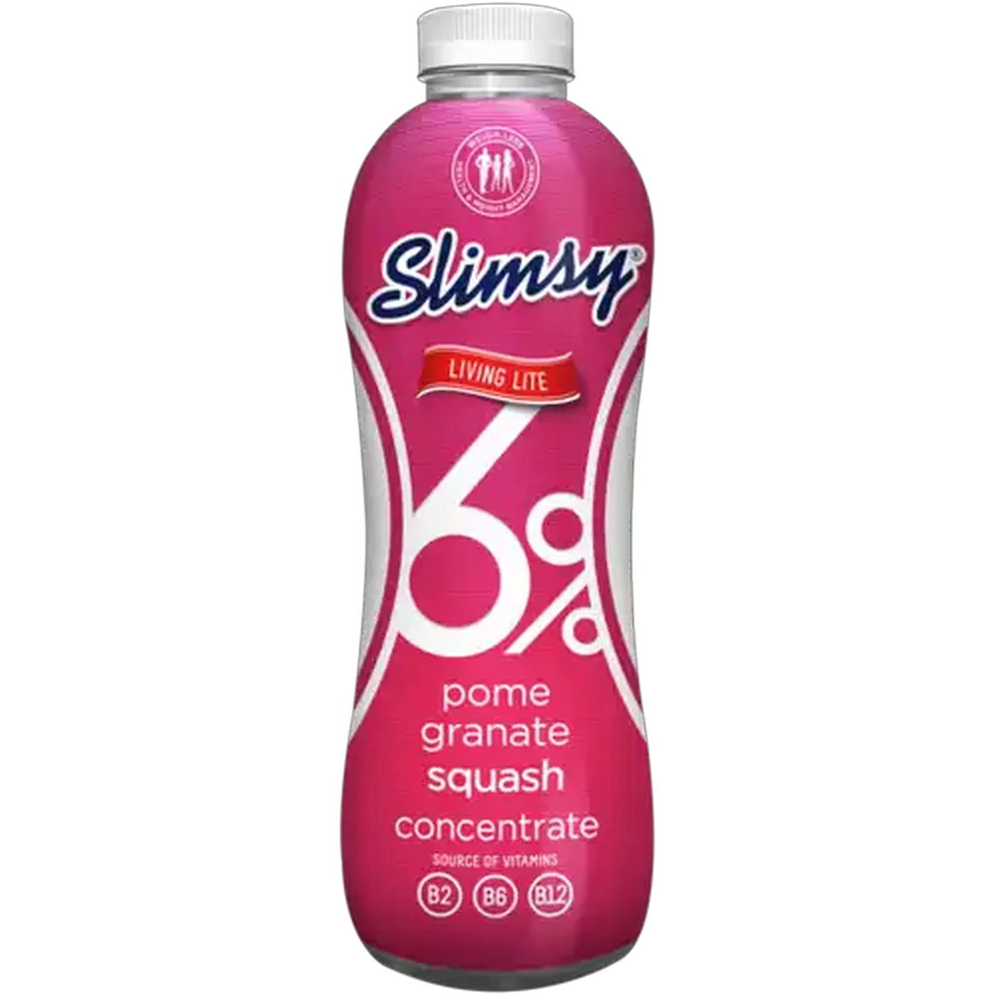Image of Slimsy Living Lite Pomegranate Flavoured Squash Concentrate 1L