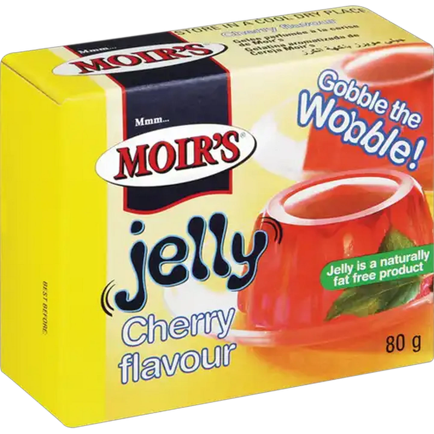 Image of Moir's Cherry Flavoured Jelly 80g