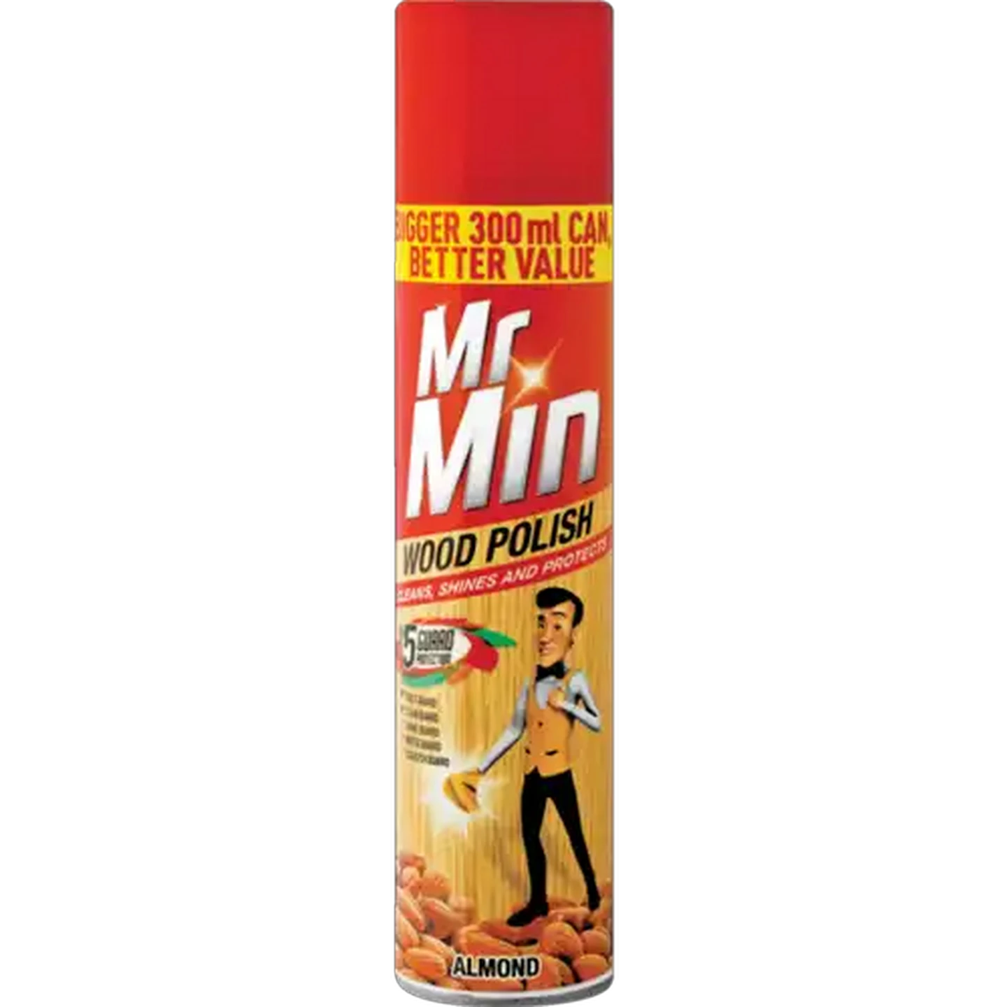 Image of Mr. Min 5 Guard Protection Almond Scented Wood Polish 300ml