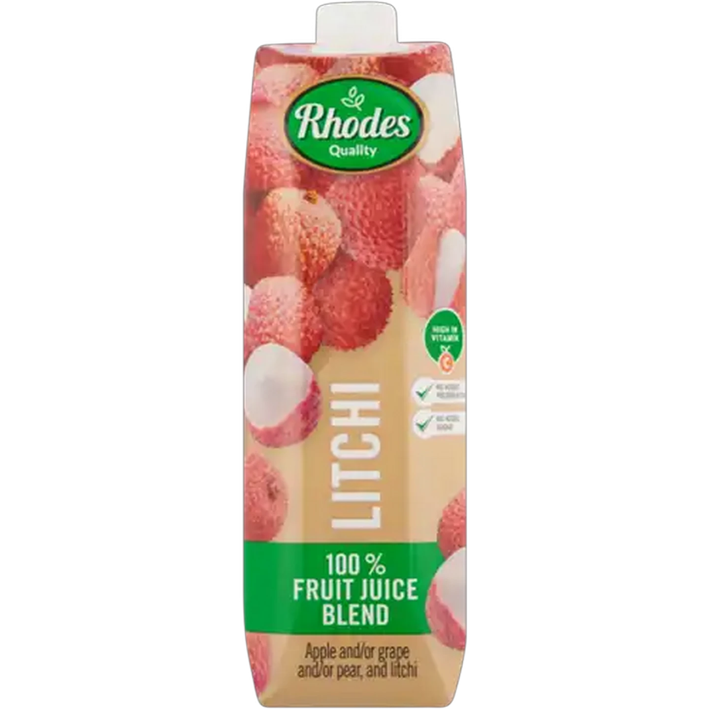 Image of Rhodes Quality Litchi 100% Fruit Juice Blend 1L