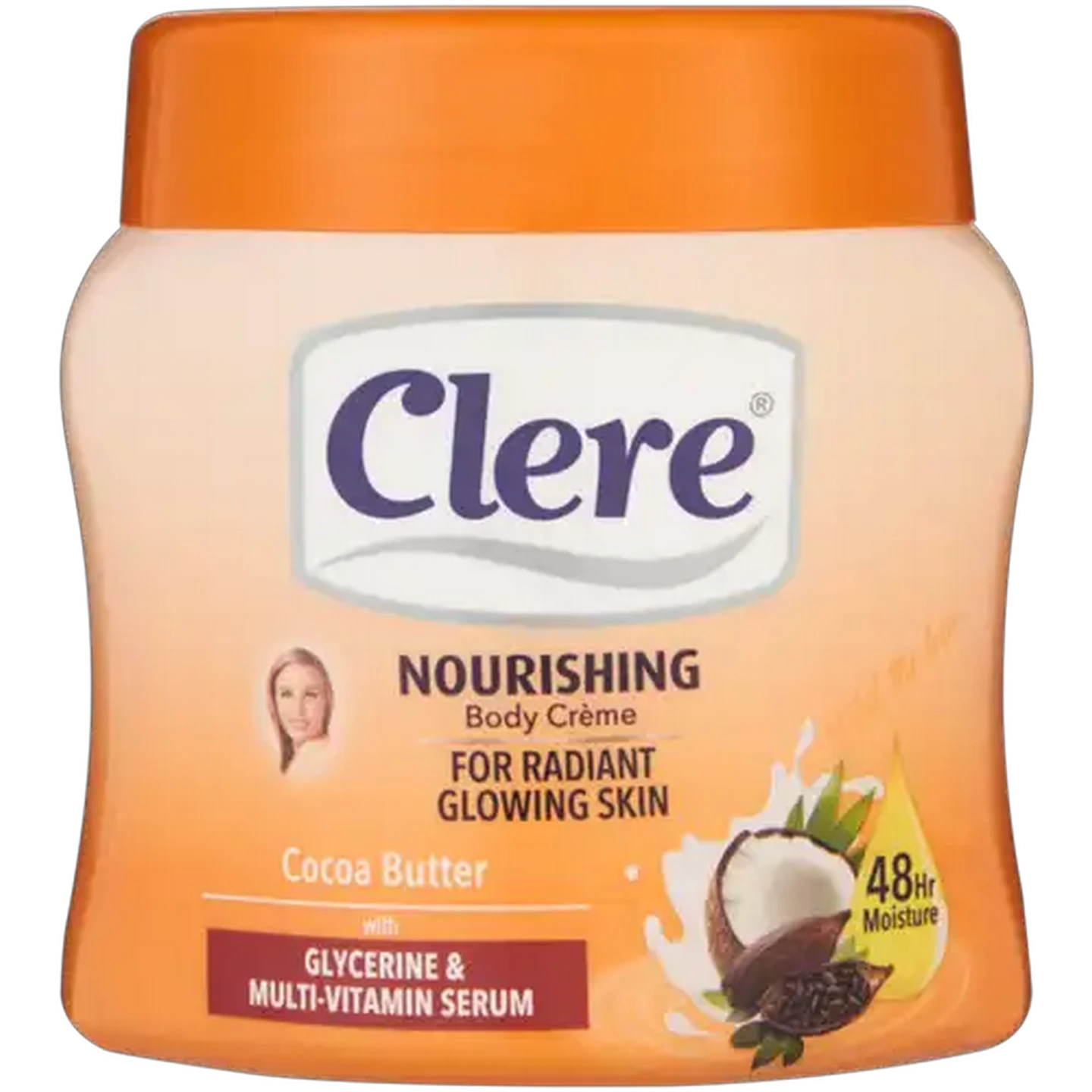 Image of Clere Cocoa Butter Body Cream 500ml