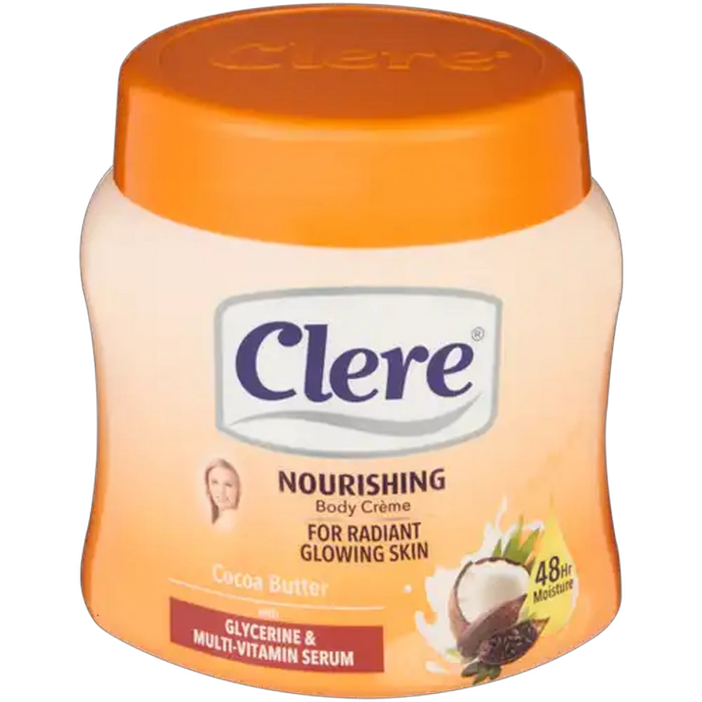 Image of Clere Cocoa Butter Body Cream 500ml