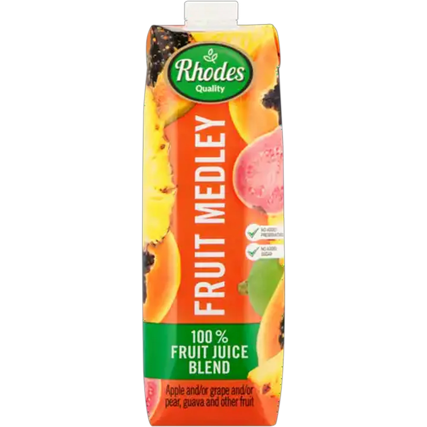 Image of Rhodes Quality Fruit Medley 100% Fruit Juice Blend 1L