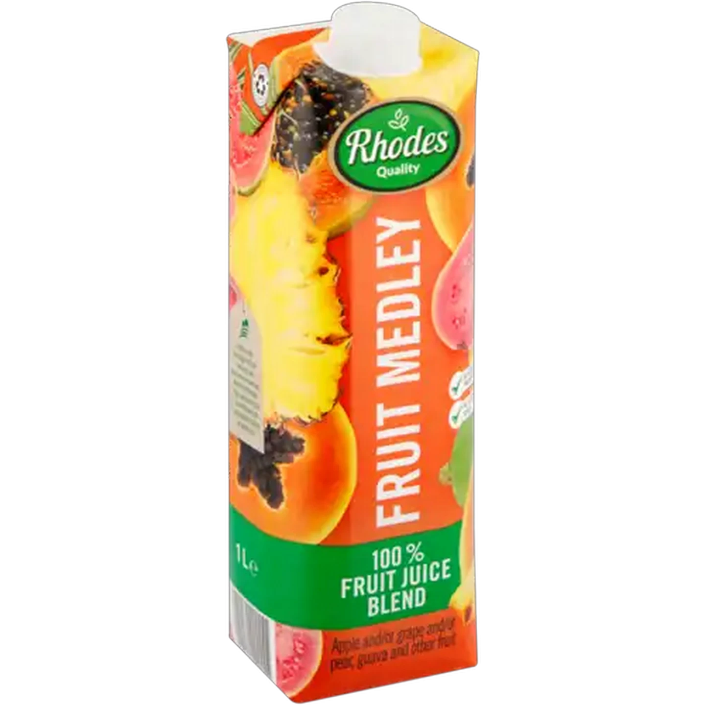 Image of Rhodes Quality Fruit Medley 100% Fruit Juice Blend 1L