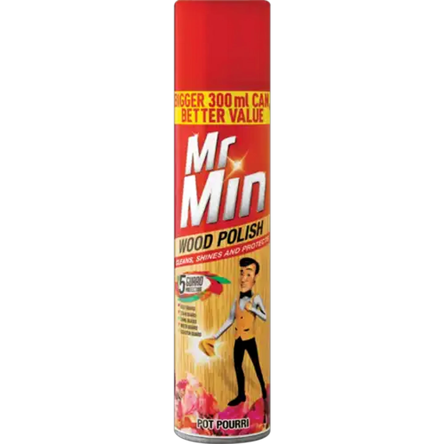 Image of Mr. Min 5 Guard Protection Pot Pourri Scented Wood Polish 300ml