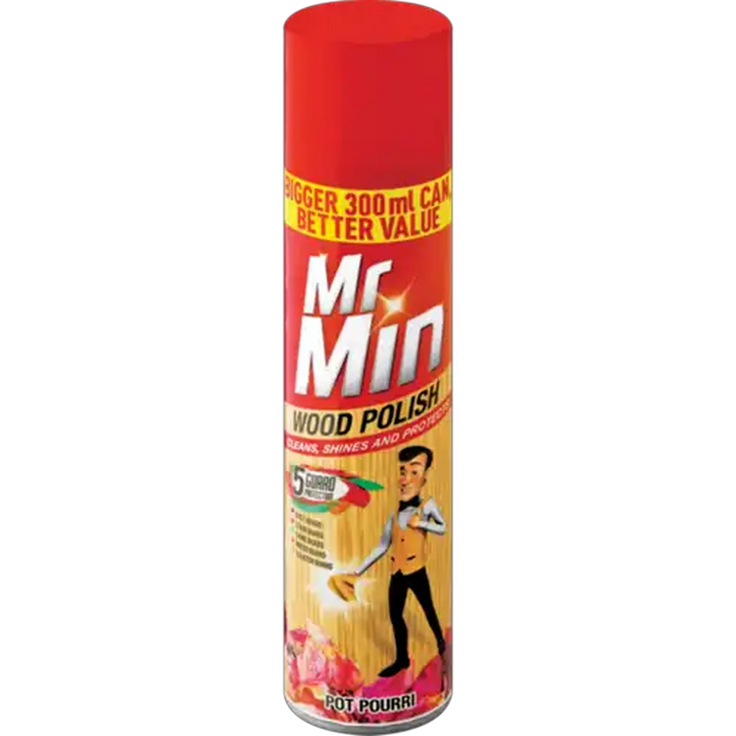 Image of Mr. Min 5 Guard Protection Pot Pourri Scented Wood Polish 300ml