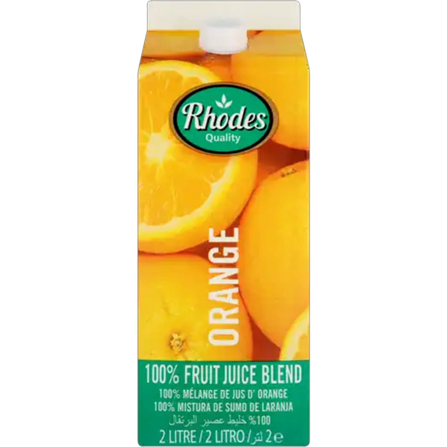 Image of Rhodes Quality Orange 100% Fruit Juice Blend 2L