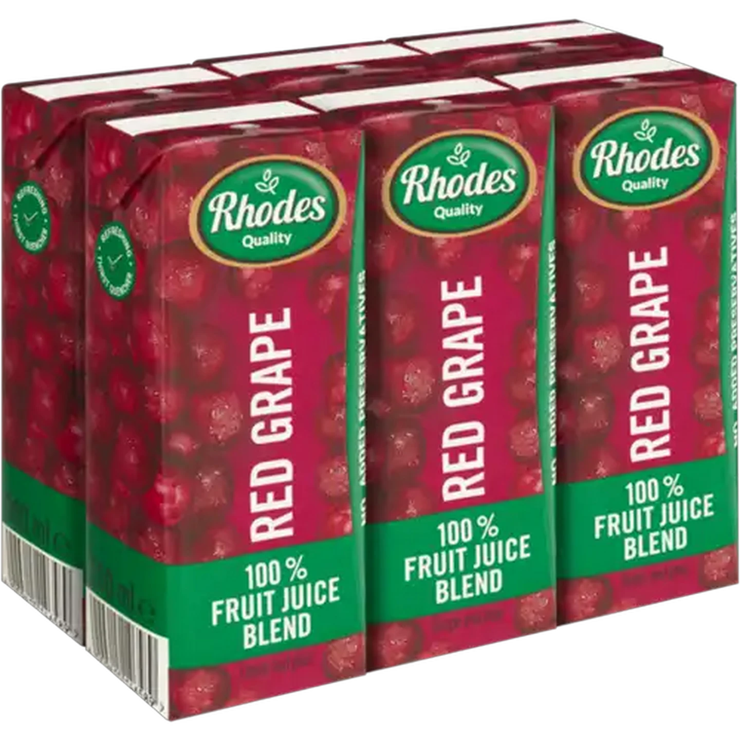 Image of Rhodes Quality 100% Red Grape Juice 6 x 200ml