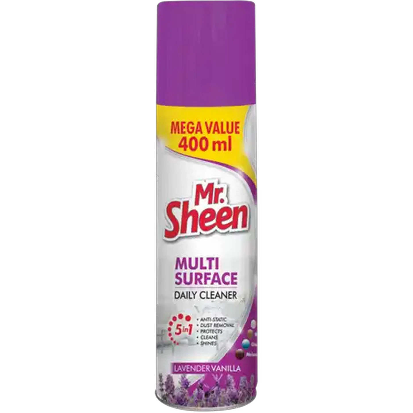 Image of Mr. Sheen Lavender & Vanilla Scented Multi Surface Spray 400ml