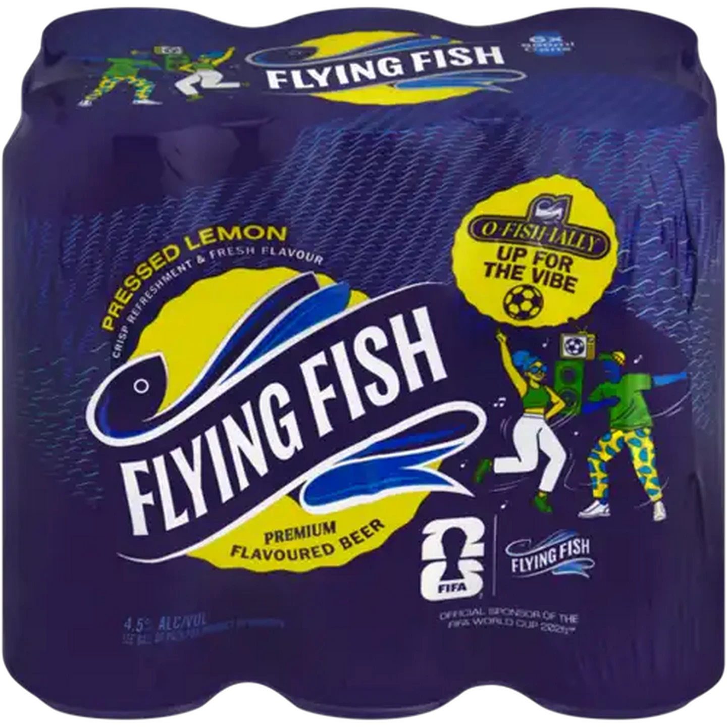 Image of Flying Fish Pressed Lemon Flavoured Premium Beer Cans 6 x 500ml