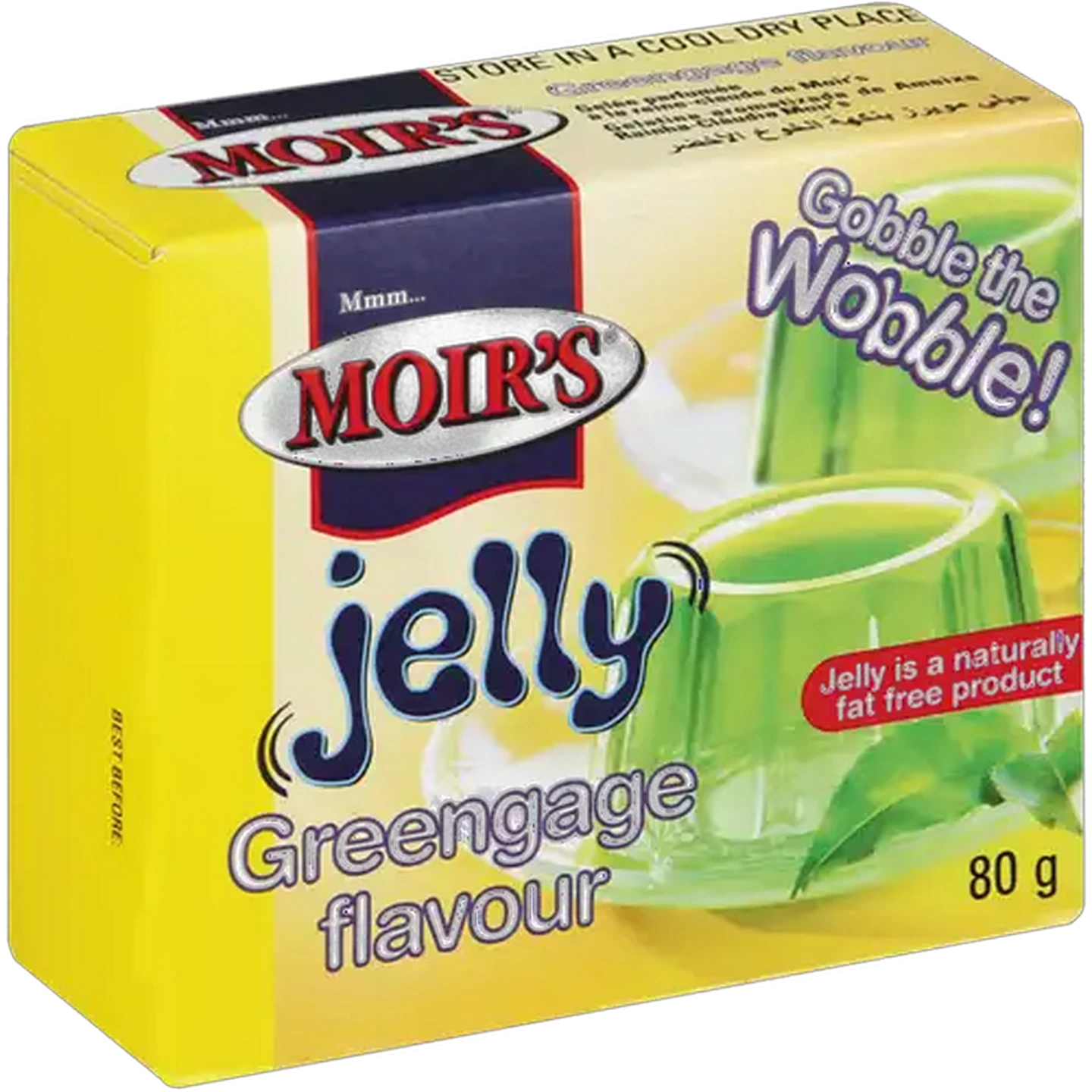 Image of Moir's Greengage Flavoured Jelly 80g