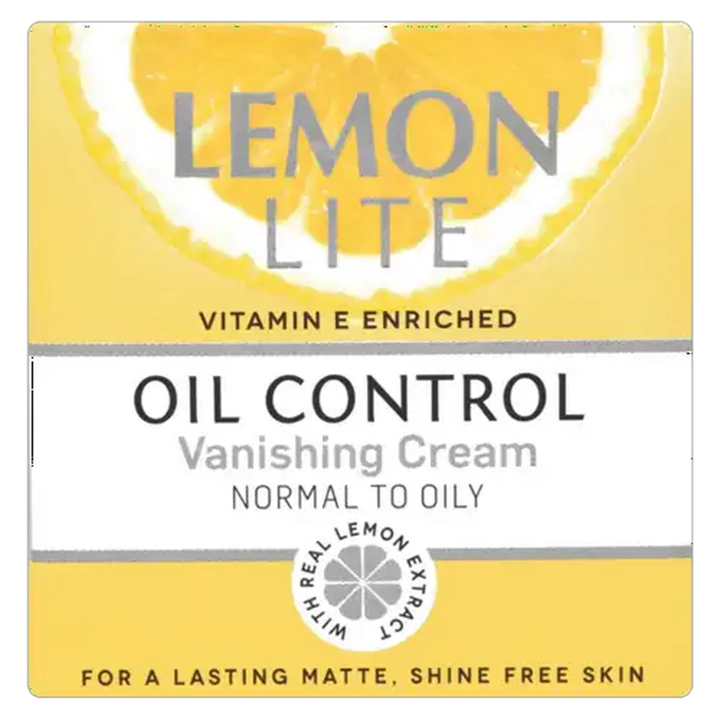 Image of Lemon Lite Oil Control Vanishing Cream Jar 50ml
