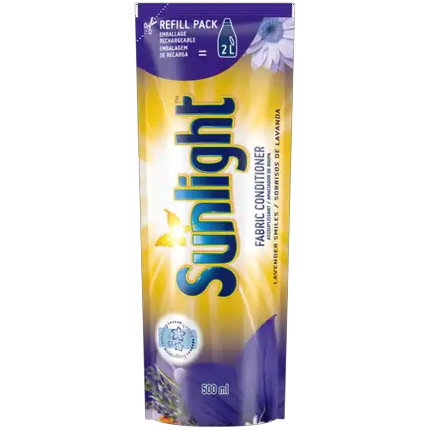 Image of Sunlight Lavender Fabric Conditioner Refill Pack 500ml