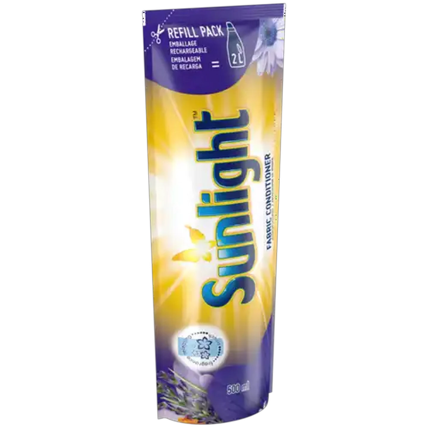 Image of Sunlight Lavender Fabric Conditioner Refill Pack 500ml