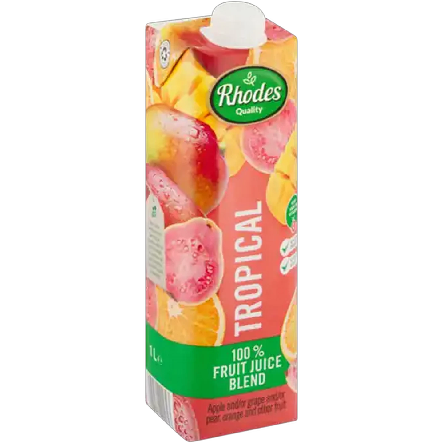 Image of Rhodes Quality Tropical 100% Fruit Juice Blend 1L