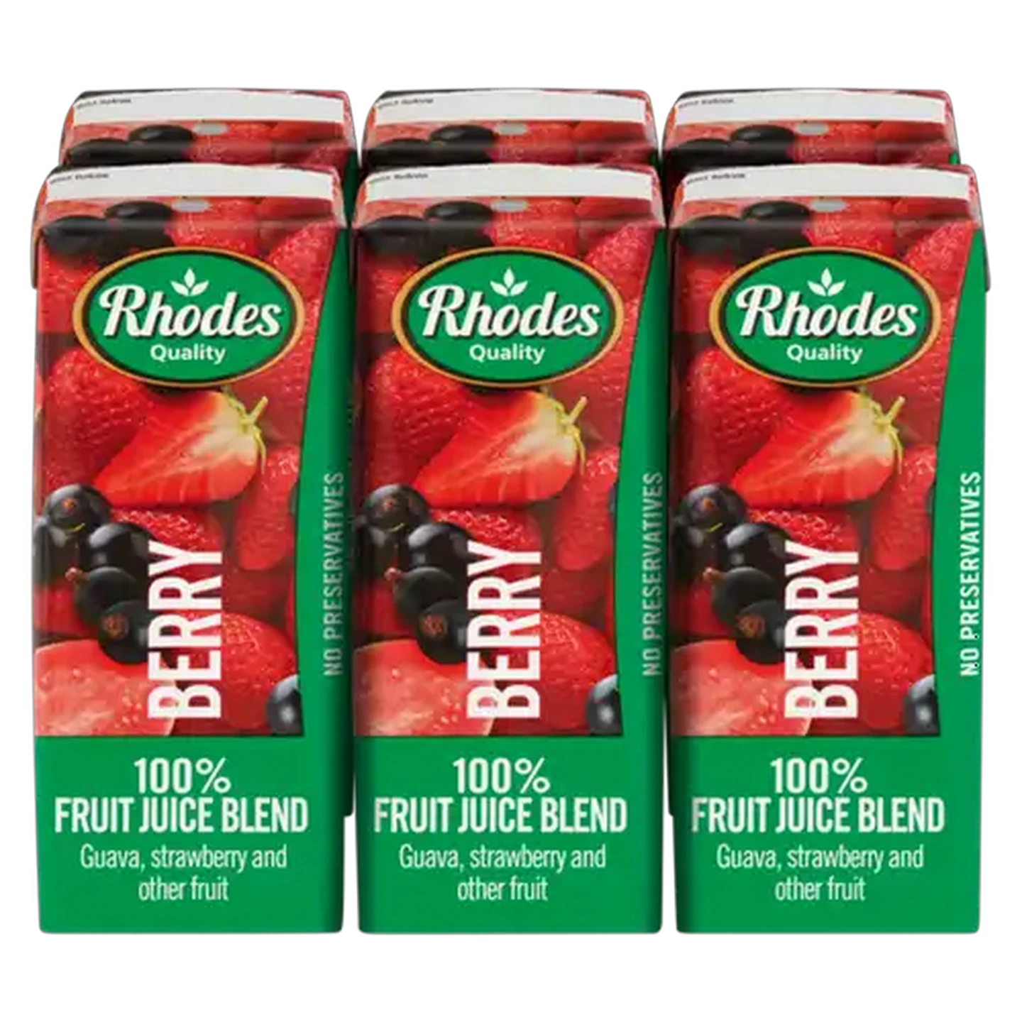 Image of Rhodes Quality Berry 100% Fruit Juice Blend 6 x 200ml