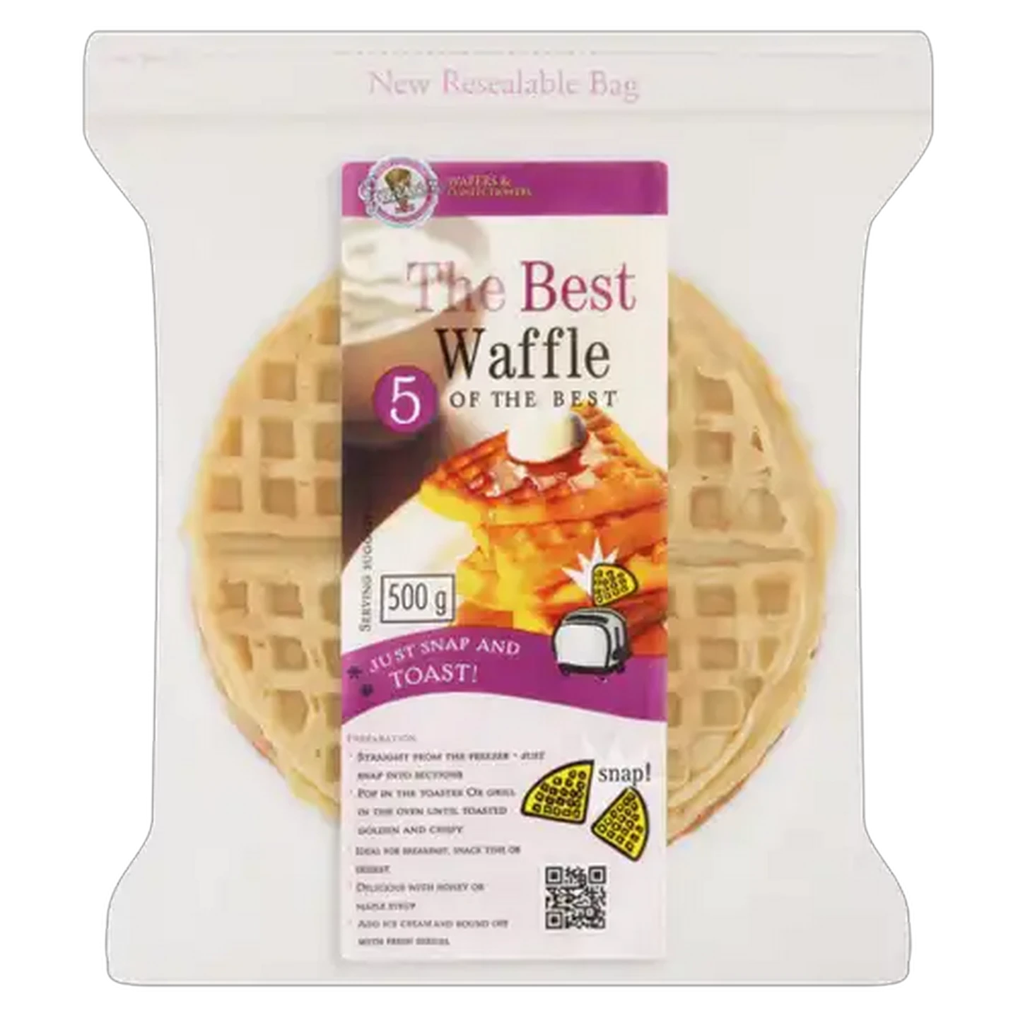 Image of Garner Frozen Best Waffle 5 Pack