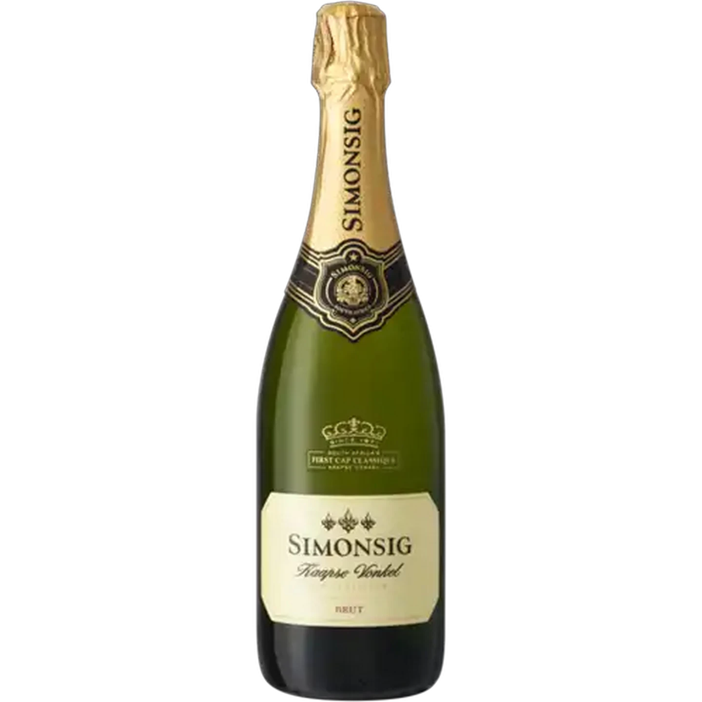 Image of Simonsig Kaapse Vonkel Brut Cap Classique Bottle 750ml
