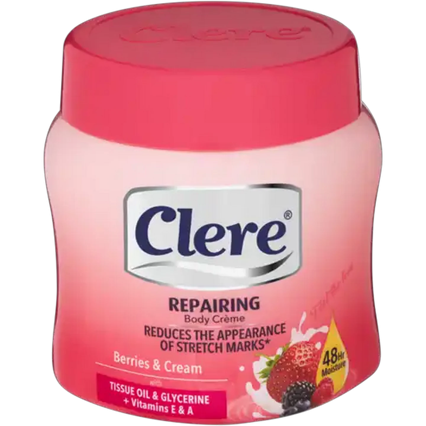 Image of Clere Repairing Berries & Cream Body Crème 500ml