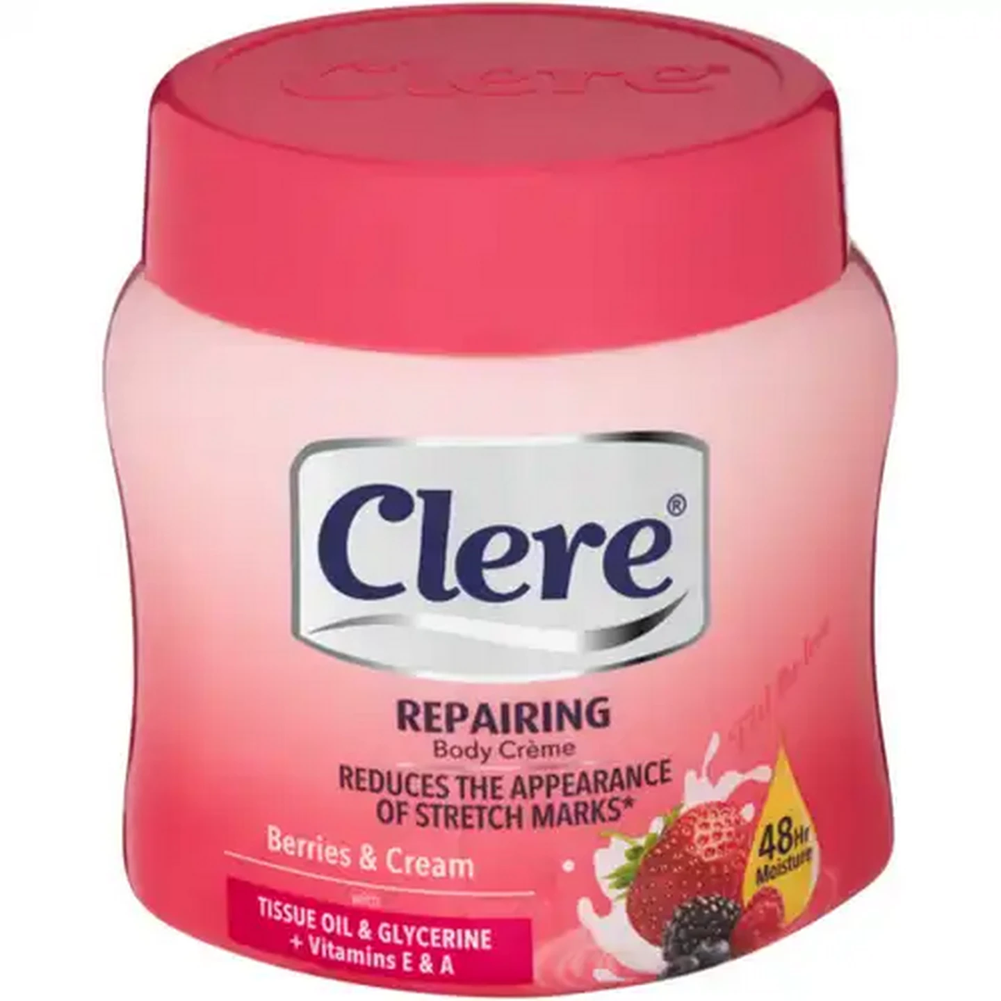Image of Clere Repairing Berries & Cream Body Crème 500ml