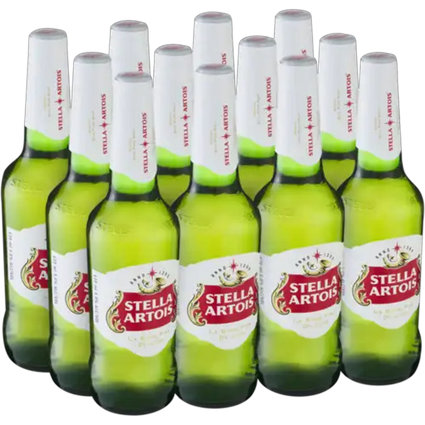Image of Stella Artois Pure Malt Lager Bottles 12 x 620ml