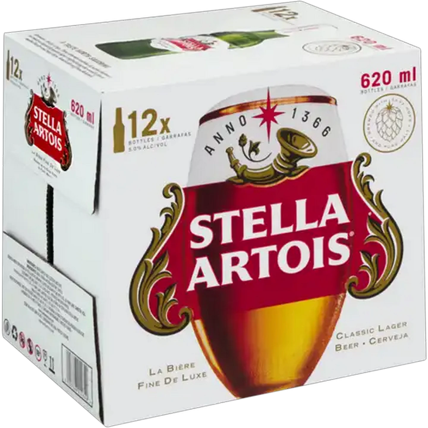 Image of Stella Artois Pure Malt Lager Bottles 12 x 620ml