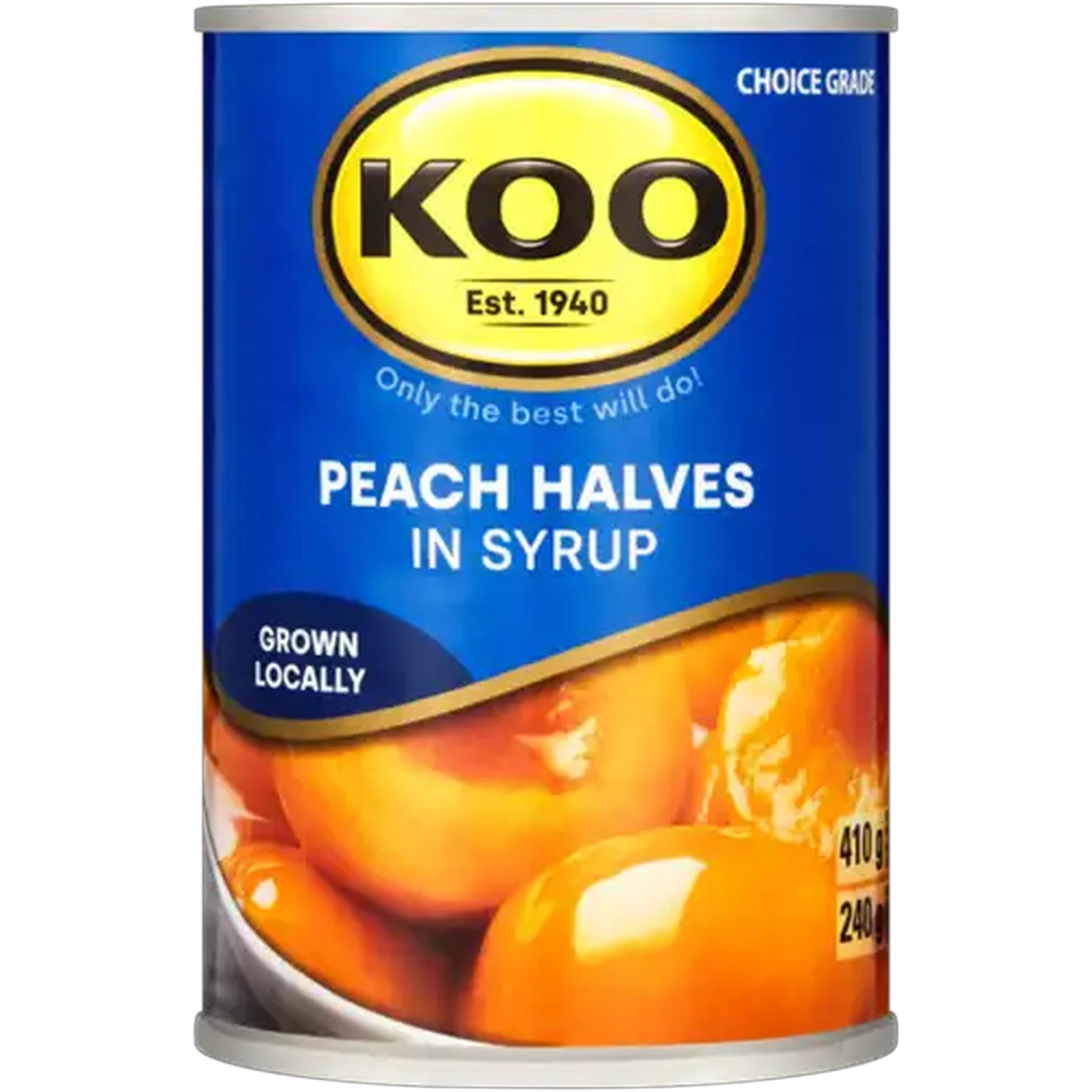 Image of KOO Peach Halves In Syrup 410g