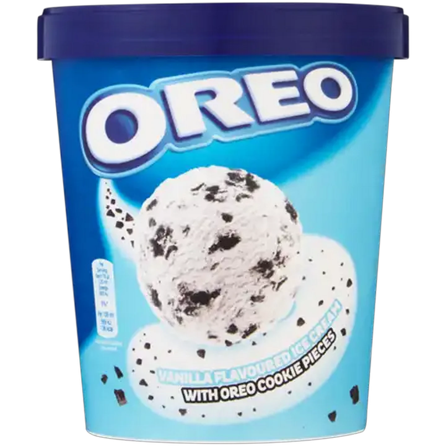 Image of OREO Vanilla Flavoured Ice Cream with OREO Cookie Pieces 480ml