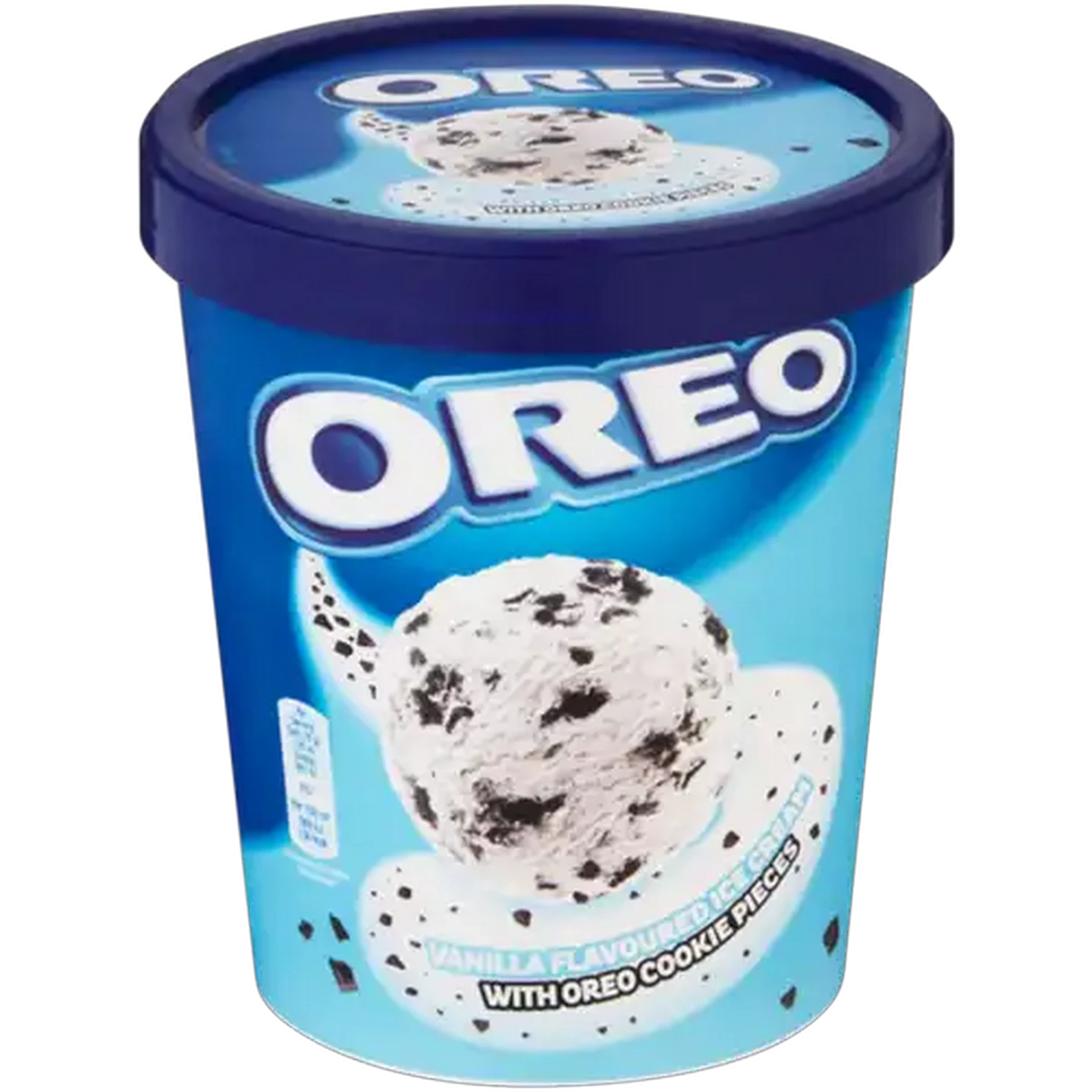 Image of OREO Vanilla Flavoured Ice Cream with OREO Cookie Pieces 480ml