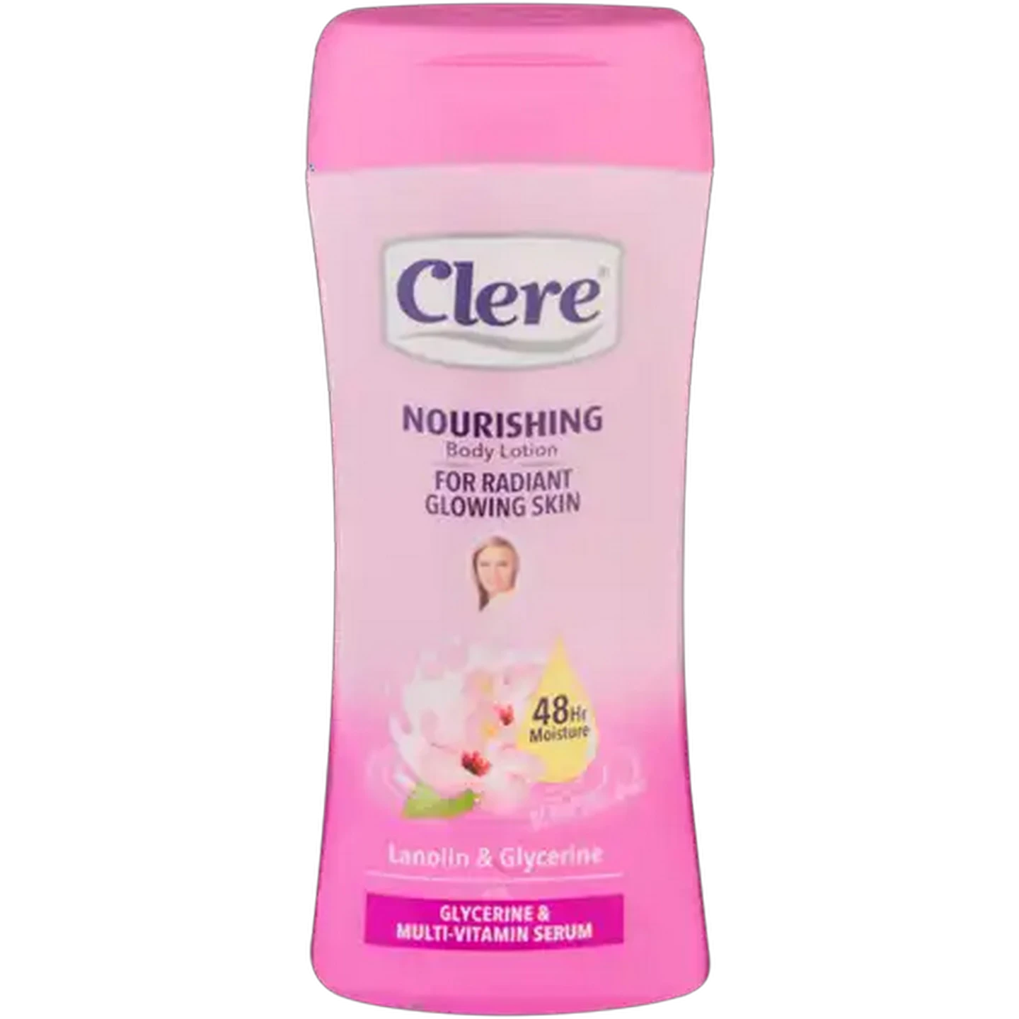 Image of Clere Triple Glycerine Enriched Lanolin & Glycerine Nourishing Body Lotion Bottle 400ml