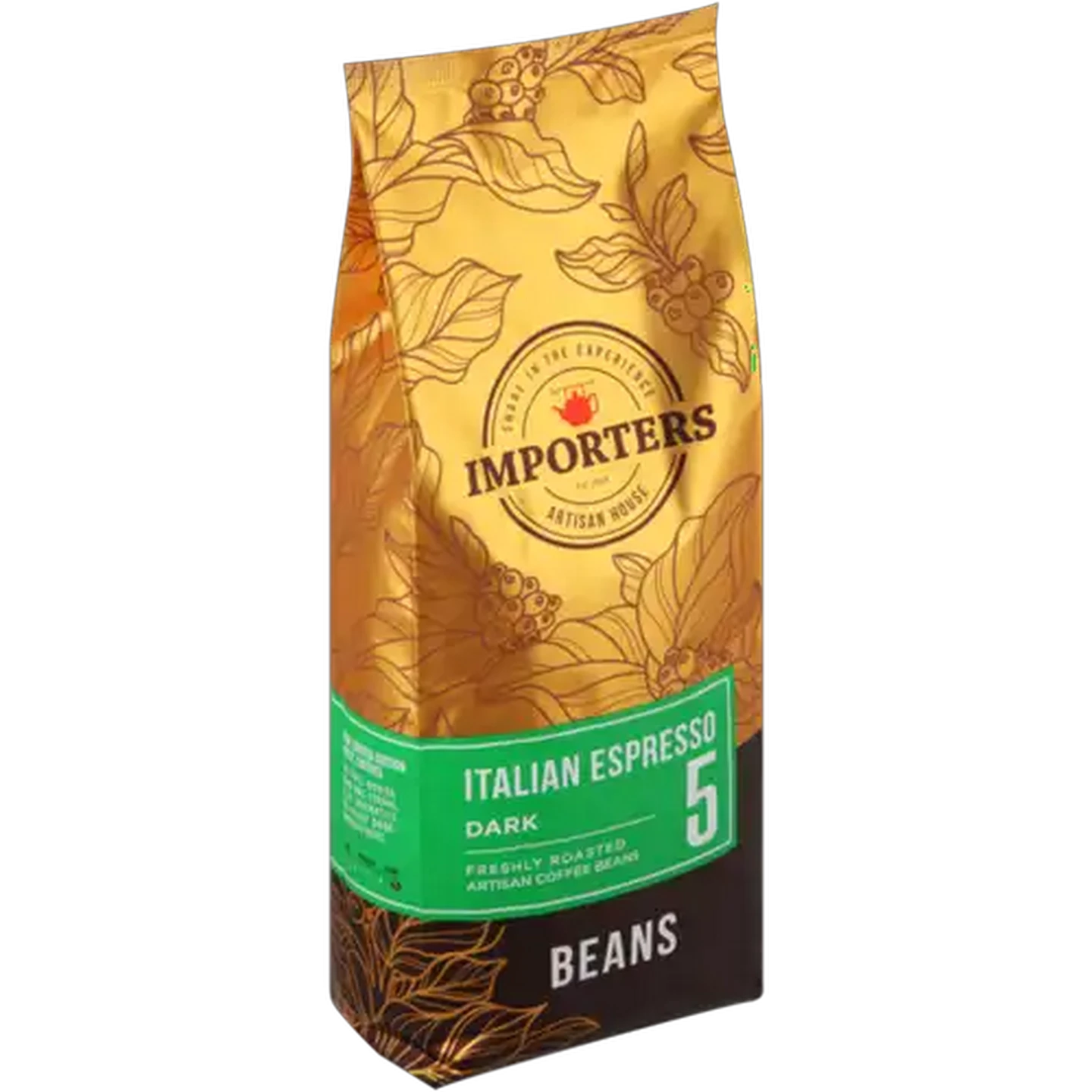 Image of Importers Italian Espresso 5 Strength Dark Coffee Beans 1kg