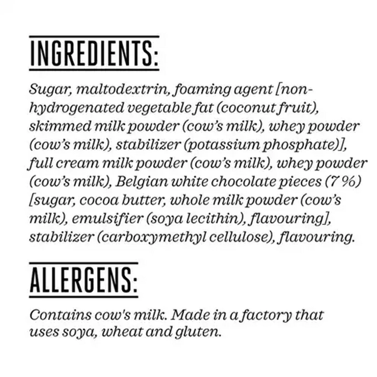 Image of Forage And Feast White Hot Chocolate 250g