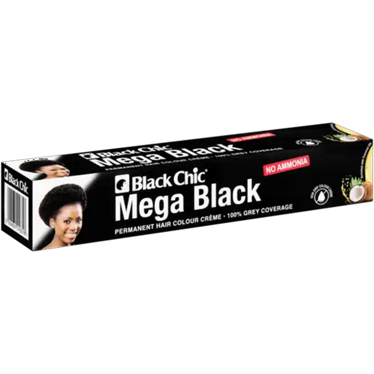 Image of Black Chic Mega Black Permanent Hair Colour Crème